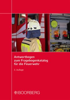 Cover Antwortbogen zum Fragebogenkatalog für die Feuerwehr