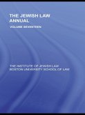 The Jewish Law Annual Volume 17 (eBook, PDF)