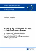 Gründe für die Zulassung der Revision in deutschen Prozessordnungen