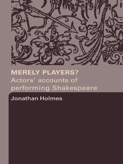 Merely Players? (eBook, PDF) - Holmes, Jonathan