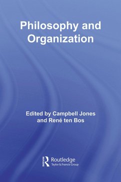 Cover Philosophy and Organization (eBook, PDF)