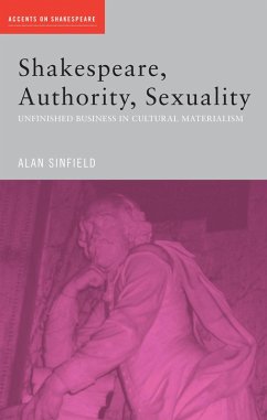Cover Shakespeare, Authority, Sexuality (eBook, PDF)