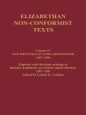 The Writings of John Greenwood 1587-1590, together with the joint writings of Henry Barrow and John Greenwood 1587-1590 (eBook, PDF)