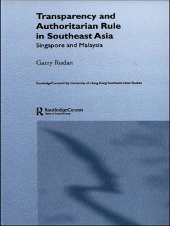 Cover Transparency and Authoritarian Rule in Southeast Asia (eBook, PDF)