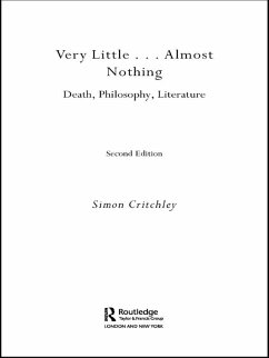 Very Little ... Almost Nothing (eBook, PDF) - Critchley, Simon