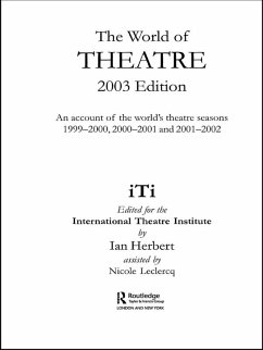 Cover World of Theatre 2003 Edition (eBook, PDF)