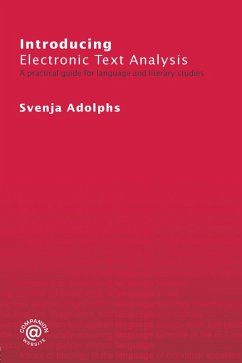 Introducing Electronic Text Analysis (eBook, PDF) - Adolphs, Svenja