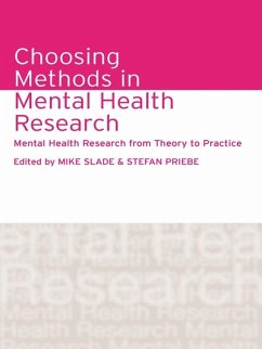Cover Choosing Methods in Mental Health Research (eBook, PDF)
