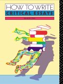 How to Write Critical Essays (eBook, PDF)