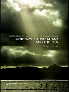 Cover Indigenous Australians and the Law (eBook, PDF)