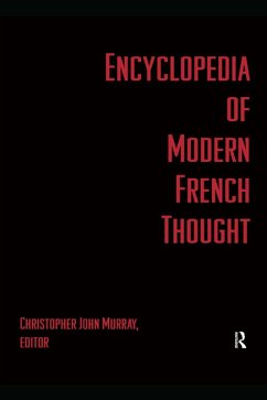 Cover Encyclopedia of Modern French Thought (eBook, PDF)