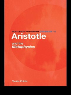 Cover Routledge Philosophy GuideBook to Aristotle and the Metaphysics (eBook, PDF)