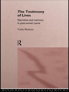 The Testimony of Lives (eBook, PDF) - Skultans, Vieda