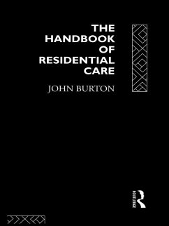 Cover The Handbook of Residential Care (eBook, PDF)