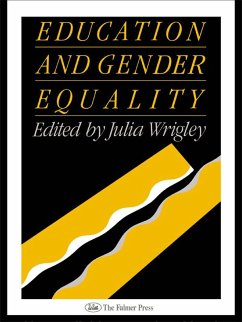 Cover Education and Gender Equality (eBook, PDF)
