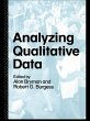 Analyzing Qualitative Data (eBook, PDF) - Bild 1