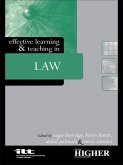 Effective Learning and Teaching in Law (eBook, PDF)