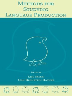 Methods for Studying Language Production (eBook, PDF)