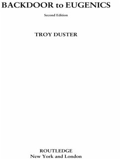 Backdoor to Eugenics (eBook, PDF) - Duster, Troy