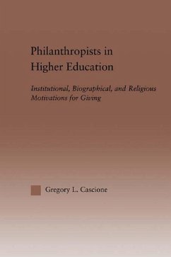 Cover Philanthropists in Higher Education (eBook, PDF)