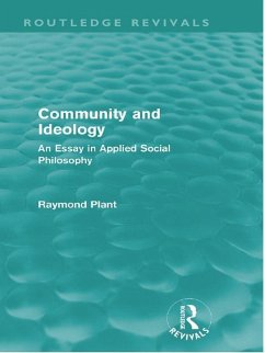 Cover Community and Ideology (Routledge Revivals) (eBook, PDF)