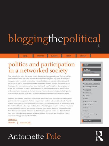 Blogging the Political (eBook, ePUB) Blogging the Political (eBook, ePUB)