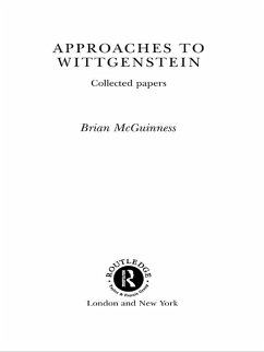 Approaches to Wittgenstein (eBook, PDF) - Mcguinness, Brian