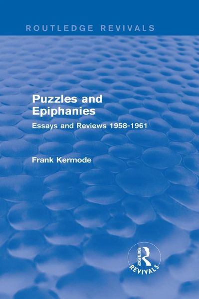 Puzzles and Epiphanies (Routledge Revivals) (eBook, ePUB)