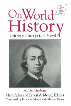 Cover Johann Gottfried Herder on World History: An Anthology (eBook, PDF)