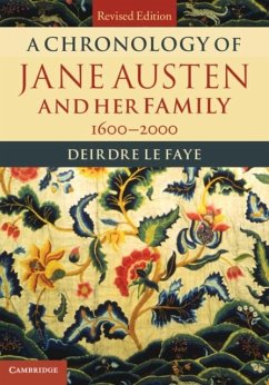 Chronology of Jane Austen and her Family (eBook, PDF) - Faye, Deirdre Le