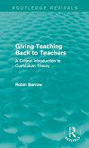 Giving Teaching Back to Teachers (eBook, ePUB)