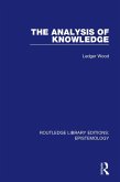 The Analysis of Knowledge (eBook, PDF)