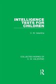 Intelligence Tests for Children (eBook, PDF)