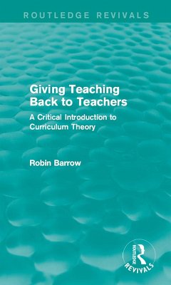 Cover Giving Teaching Back to Teachers (eBook, PDF)