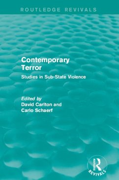 Contemporary Terror (eBook, ePUB) - Carlton, David; Schaerf, Carlo