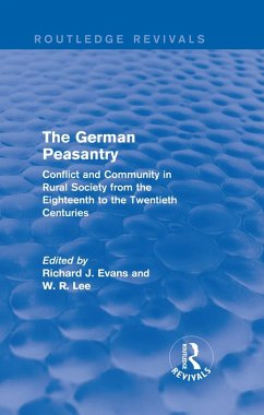 The German Peasantry (Routledge Revivals) (eBook, ePUB) - Evans, Richard J.; Lee, W. R.