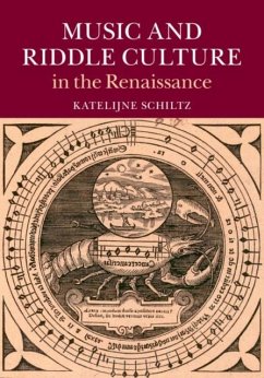 Music and Riddle Culture in the Renaissance (eBook, PDF) - Schiltz, Katelijne