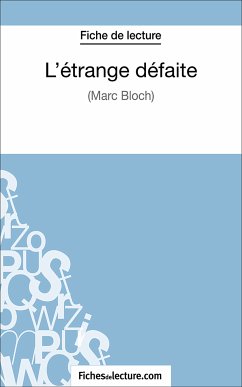 L'étrange défaite (eBook, ePUB) - Jaucot, Gregory; fichesdelecture.com