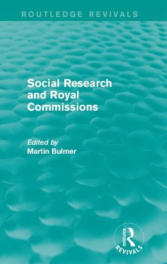 Cover Social Research and Royal Commissions (Routledge Revivals) (eBook, PDF)