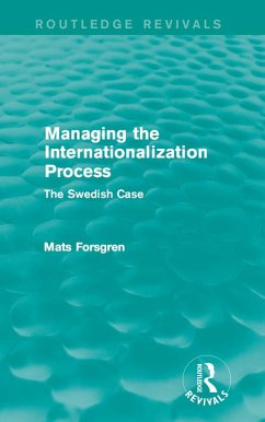 Cover Managing the Internationalization Process (Routledge Revivals) (eBook, ePUB)