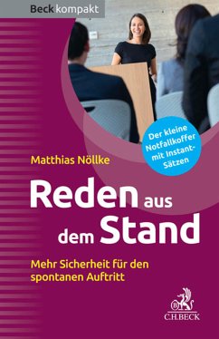 Reden aus dem Stand (eBook, ePUB) - Nöllke, Matthias