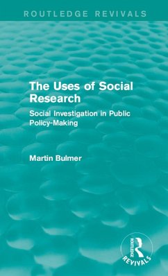 Cover The Uses of Social Research (Routledge Revivals) (eBook, ePUB)