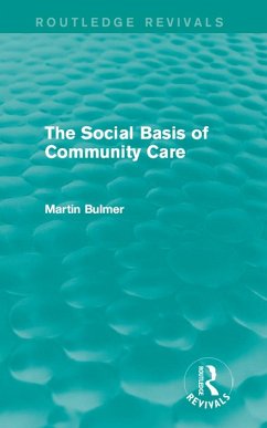 Cover The Social Basis of Community Care (Routledge Revivals) (eBook, PDF)