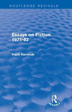 Essays on Fiction 1971-82 (Routledge Revivals) (eBook, ePUB) - Kermode, Frank