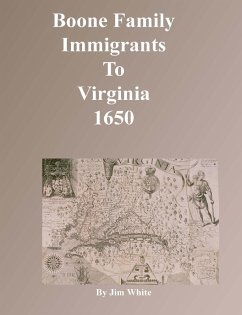 Cover Boone Family Immigrants to Virginia 1650 (eBook, ePUB)