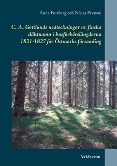 C. A. Gottlunds nedteckningar av finska släktnamn i husförhörslängderna 1821-1827 för Östmarks församling - Forsberg, Anna; Persson, Niclas