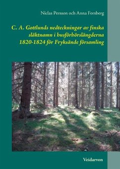 C. A. Gottlunds nedteckningar av finska släktnamn i husförhörslängderna 1820-1824 för Fryksände församling - Forsberg, Anna; Persson, Niclas