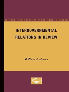 Intergovernmental Relations in Review - Anderson, William