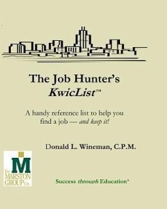 Cover The Job Hunter's KwicList (eBook, ePUB)