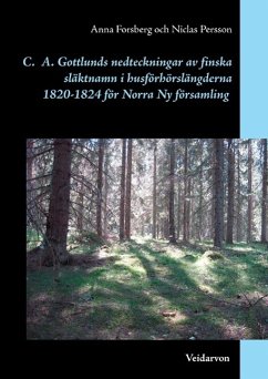 Carl Axel Gottlunds nedteckningar av finska släktnamn i husförhörslängderna 1820-1824 för Norra Ny församling - Forsberg, Anna; Persson, Niclas